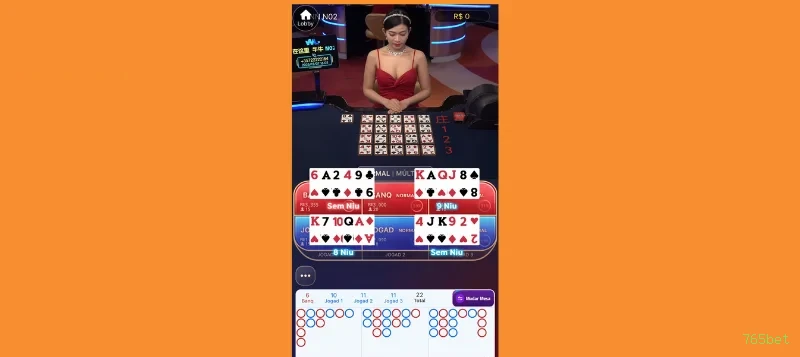 Cassino ao vivo 765bet dealers